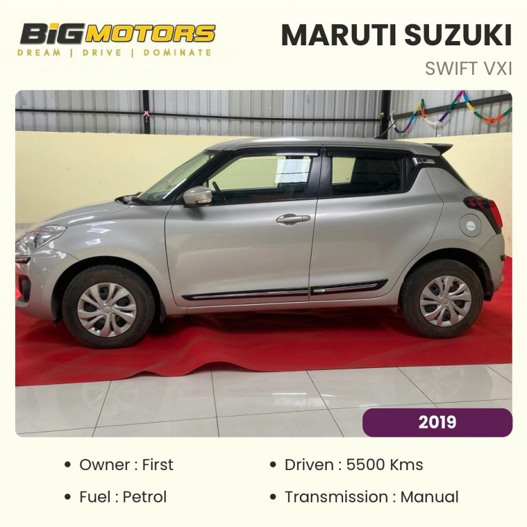Vehicle Status - SOLD For more details Call or WhatsApp - +91 7619114574 🏛 Registration - Karnataka Name - MARUTI SUZUKI SWIFT VXI Reg Year - 2019 KM Driven - 5500 No